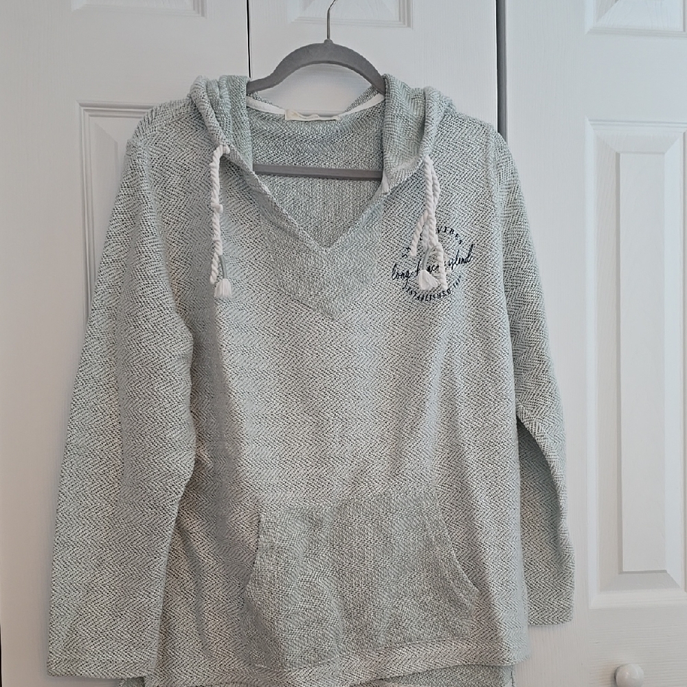 Women's Gray Hoodie Sweater